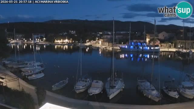 Spletna kamera Vrboska | Otok Hvar | Hrvaška