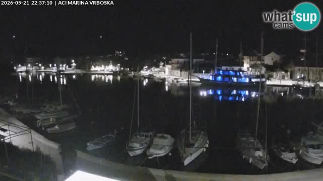 Spletna kamera Vrboska | Otok Hvar | Hrvaška