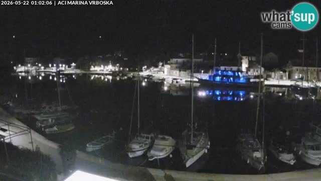 Spletna kamera Vrboska | Otok Hvar | Hrvaška