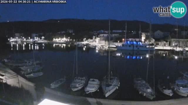 Spletna kamera Vrboska | Otok Hvar | Hrvaška