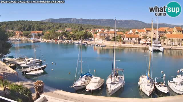Spletna kamera Vrboska | Otok Hvar | Hrvaška