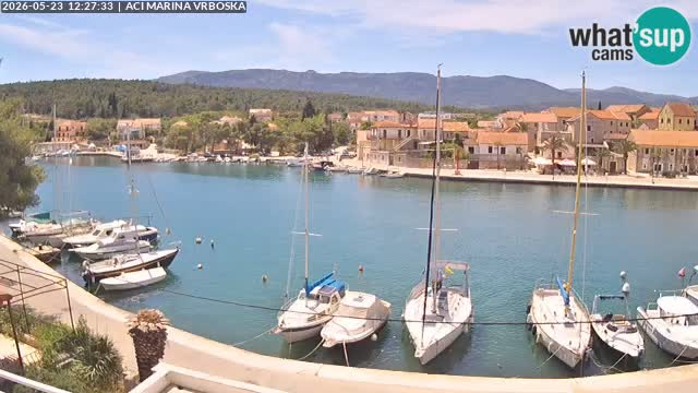 Spletna kamera Vrboska | Otok Hvar | Hrvaška