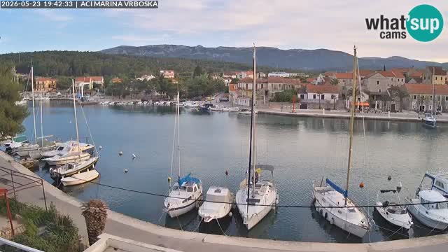 Spletna kamera Vrboska | Otok Hvar | Hrvaška