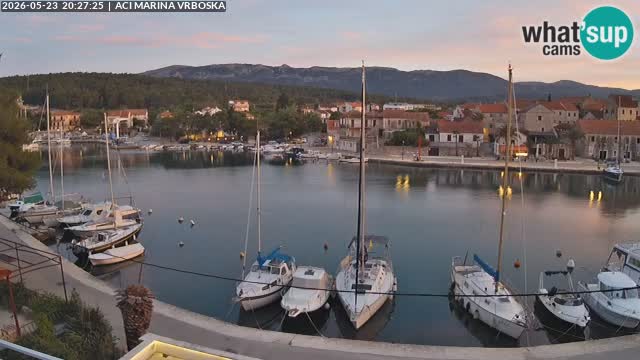 Spletna kamera Vrboska | Otok Hvar | Hrvaška