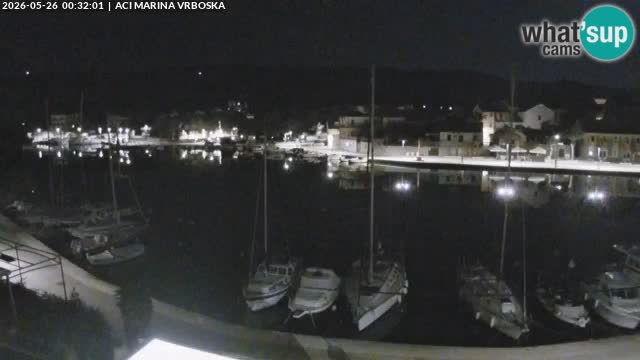 Spletna kamera Vrboska | Otok Hvar | Hrvaška