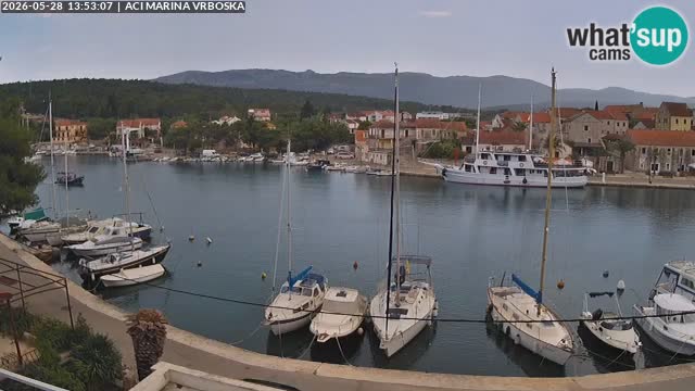 Spletna kamera Vrboska | Otok Hvar | Hrvaška