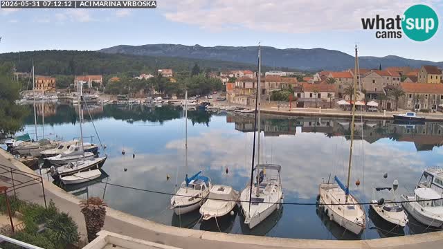 Spletna kamera Vrboska | Otok Hvar | Hrvaška