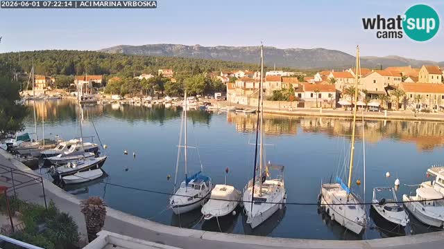 Vrboska livecam | Isola di Hvar | Croazia