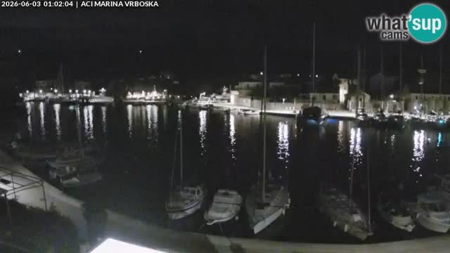 Spletna kamera Vrboska | Otok Hvar | Hrvaška