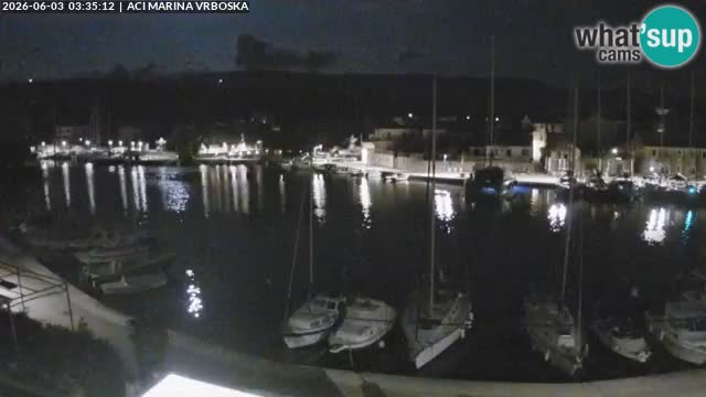 Spletna kamera Vrboska | Otok Hvar | Hrvaška