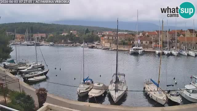 Spletna kamera Vrboska | Otok Hvar | Hrvaška