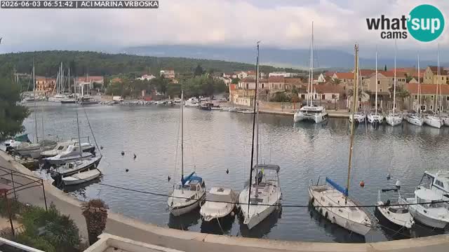 Spletna kamera Vrboska | Otok Hvar | Hrvaška
