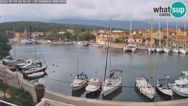 Spletna kamera Vrboska | Otok Hvar | Hrvaška