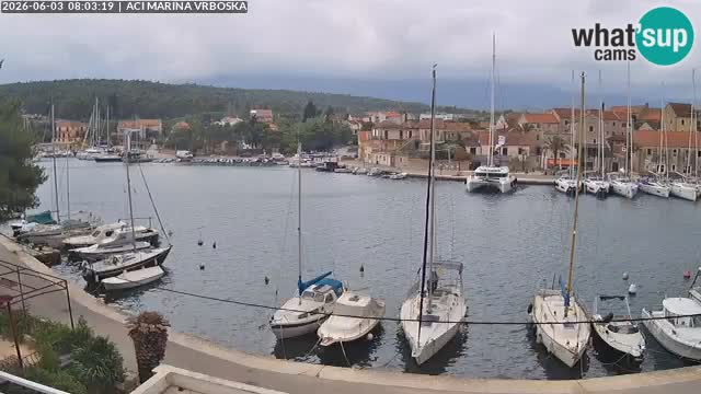 Spletna kamera Vrboska | Otok Hvar | Hrvaška