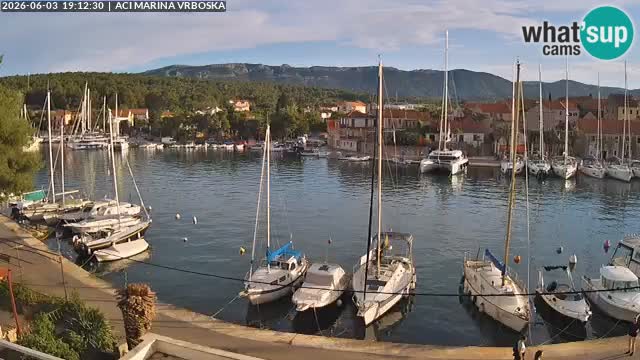 Spletna kamera Vrboska | Otok Hvar | Hrvaška