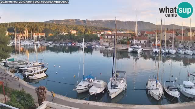 Spletna kamera Vrboska | Otok Hvar | Hrvaška