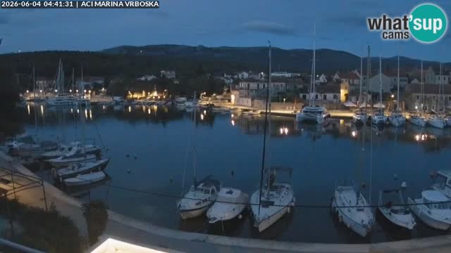 Spletna kamera Vrboska | Otok Hvar | Hrvaška