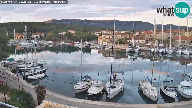 Spletna kamera Vrboska | Otok Hvar | Hrvaška
