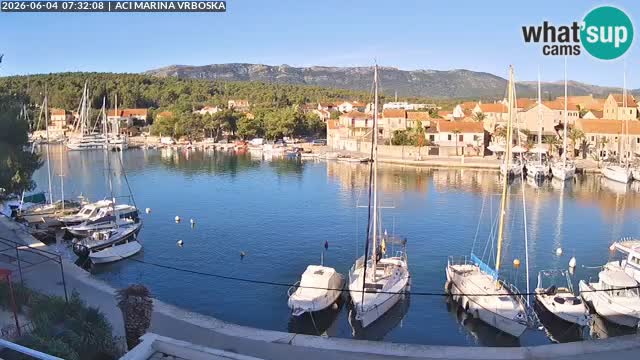 Spletna kamera Vrboska | Otok Hvar | Hrvaška