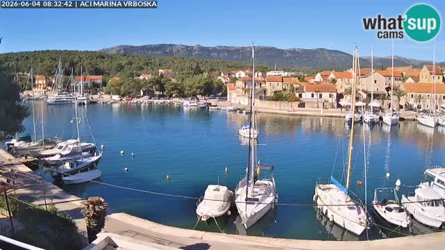 Spletna kamera Vrboska | Otok Hvar | Hrvaška