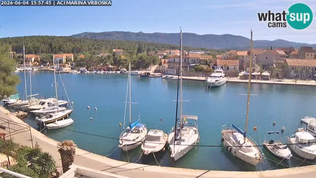 Spletna kamera Vrboska | Otok Hvar | Hrvaška