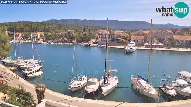 Spletna kamera Vrboska | Otok Hvar | Hrvaška