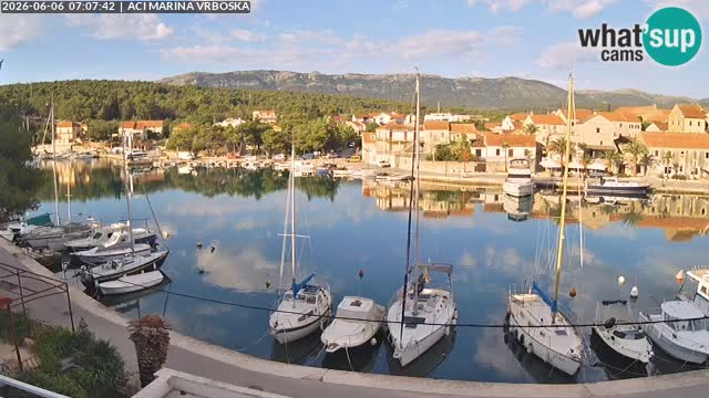 Spletna kamera Vrboska | Otok Hvar | Hrvaška