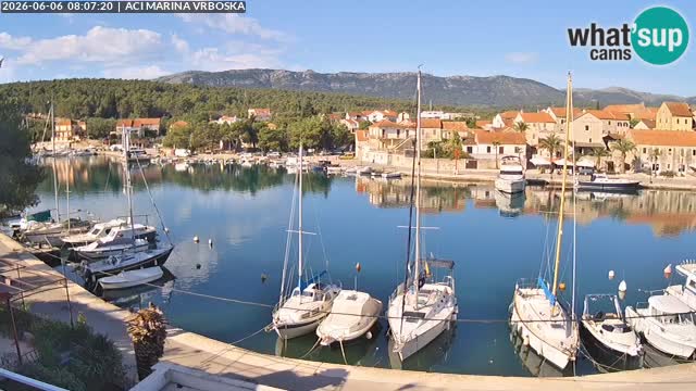 Spletna kamera Vrboska | Otok Hvar | Hrvaška