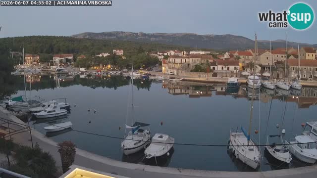 Spletna kamera Vrboska | Otok Hvar | Hrvaška