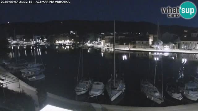 Spletna kamera Vrboska | Otok Hvar | Hrvaška