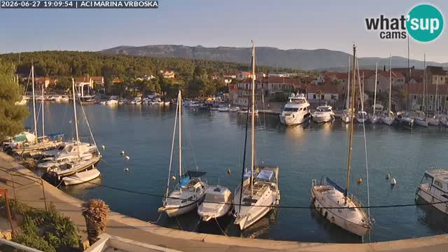 Vrboska livecam | Isola di Hvar | Croazia