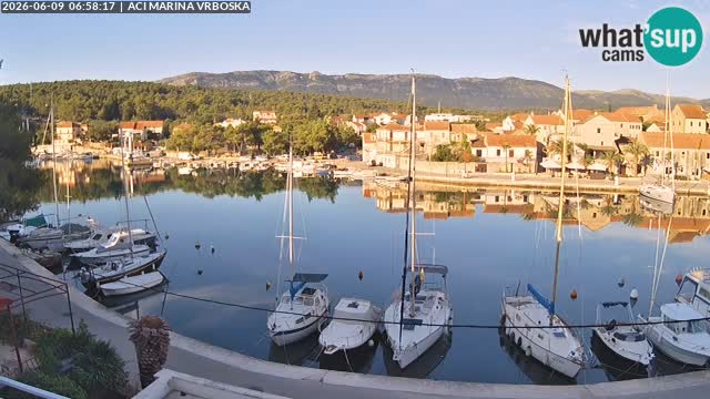 Vrboska livecam | Isola di Hvar | Croazia