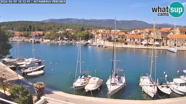 Spletna kamera Vrboska | Otok Hvar | Hrvaška