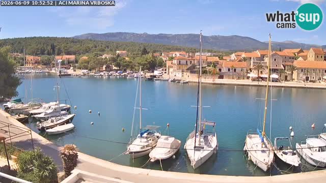 Spletna kamera Vrboska | Otok Hvar | Hrvaška