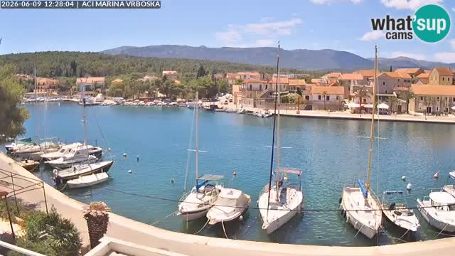 Spletna kamera Vrboska | Otok Hvar | Hrvaška