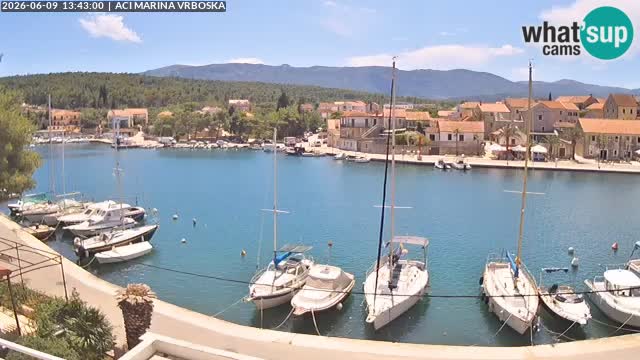 Spletna kamera Vrboska | Otok Hvar | Hrvaška