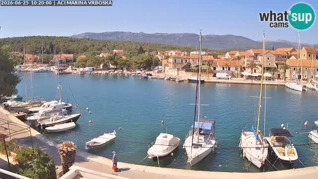 Vrboska web kamera | otom Hvar | Dalmacija
