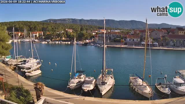 Vrboska livecam | Isola di Hvar | Croazia