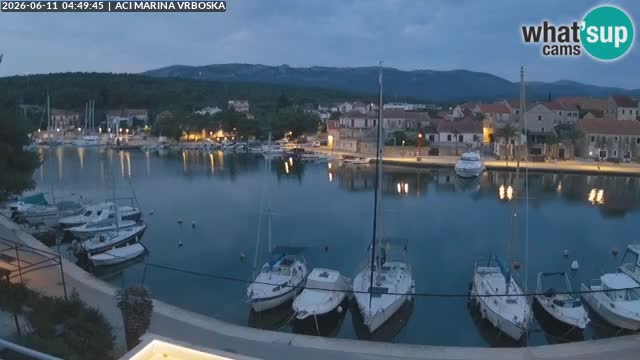Spletna kamera Vrboska | Otok Hvar | Hrvaška