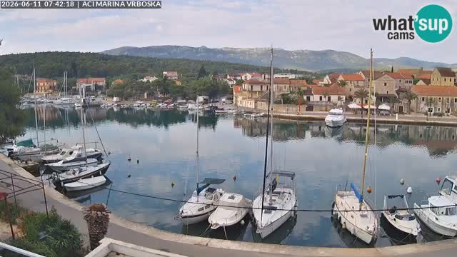 Spletna kamera Vrboska | Otok Hvar | Hrvaška