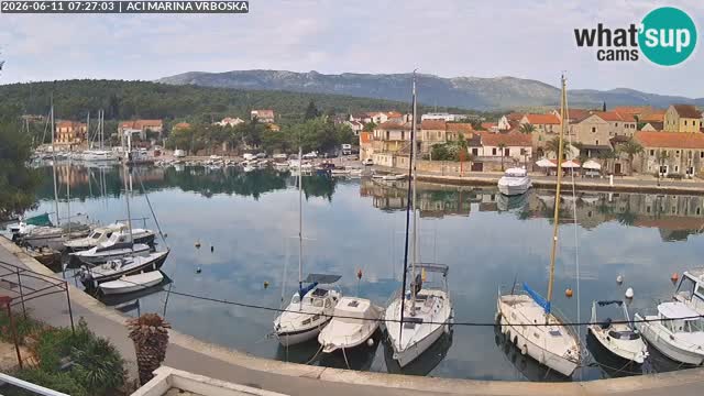 Vrboska livecam | Isola di Hvar | Croazia