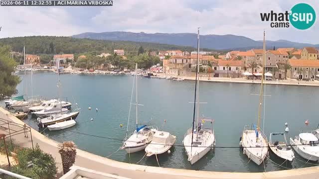 Spletna kamera Vrboska | Otok Hvar | Hrvaška