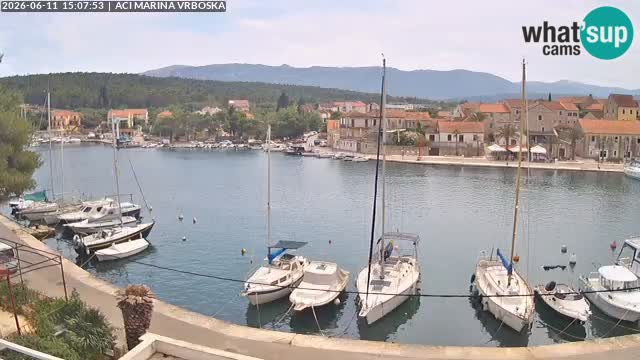 Spletna kamera Vrboska | Otok Hvar | Hrvaška