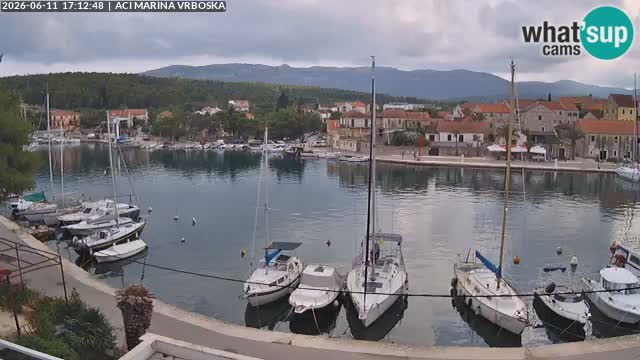 Spletna kamera Vrboska | Otok Hvar | Hrvaška