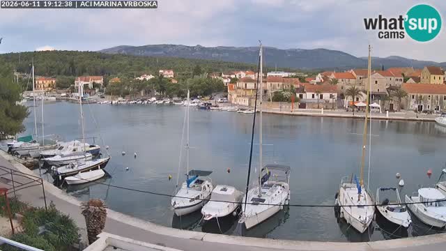 Spletna kamera Vrboska | Otok Hvar | Hrvaška