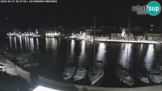 Spletna kamera Vrboska | Otok Hvar | Hrvaška