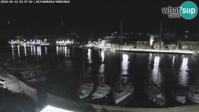 Spletna kamera Vrboska | Otok Hvar | Hrvaška