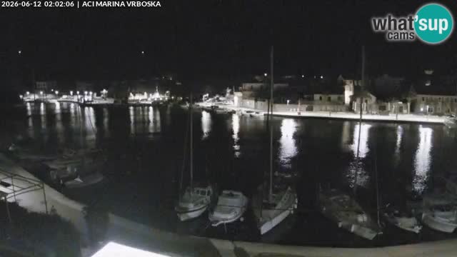 Spletna kamera Vrboska | Otok Hvar | Hrvaška