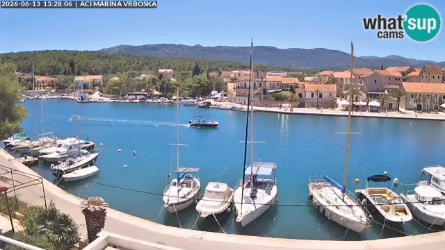 Spletna kamera Vrboska | Otok Hvar | Hrvaška
