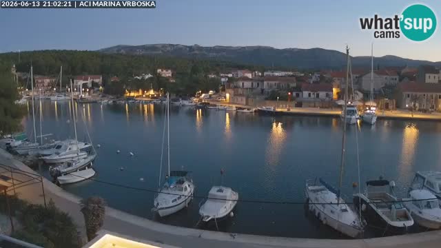 Spletna kamera Vrboska | Otok Hvar | Hrvaška